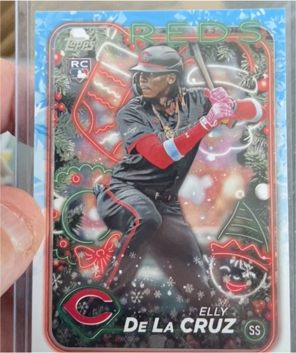 2024 Topps Holiday #H102 Elly De La Cruz — front