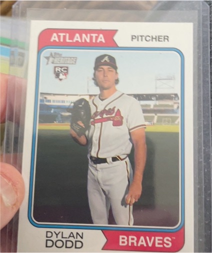 2023 Topps Heritage High Number #650 Dylan Dodd — front