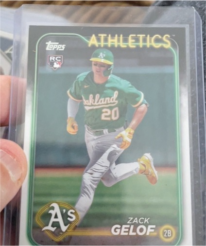 2024 Topps Series 1 #166 Zack Gelof — front