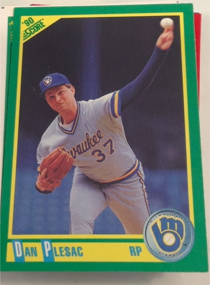 1990 Score #86 Dan Plesac — front