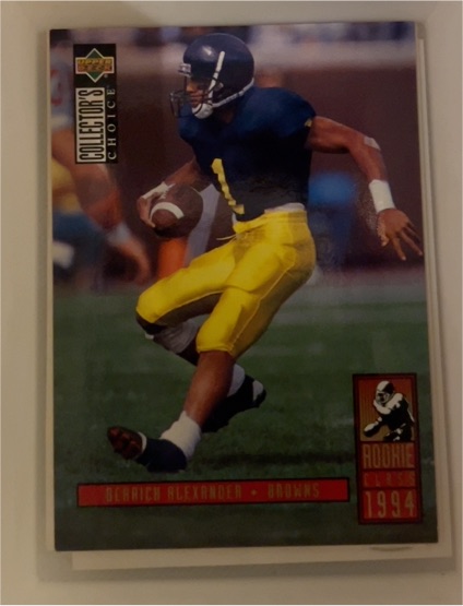 1994 Upper Deck Collector's Choice #27 Derrick Alexander — front