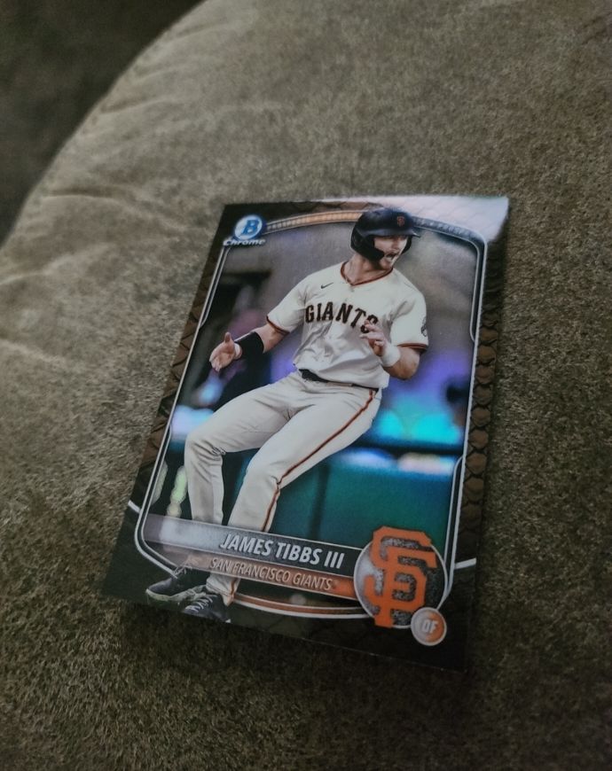 2025 Bowman Chrome #BCP-39 James Tibbs III — front