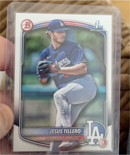 2025 Bowman #BCP-117 Jesus Tillero — front
