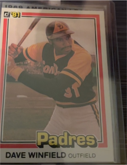 1981 Donruss #364 Dave Winfield — front