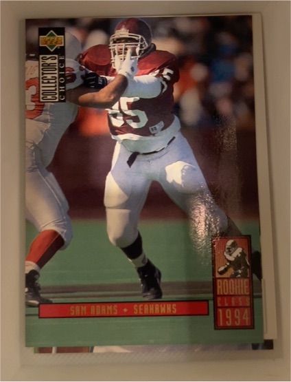 1994 Upper Deck Collector's Choice #3 Sam Adams — front