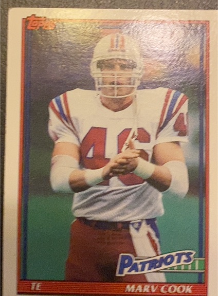 1991 Topps #609 Marv Cook — front