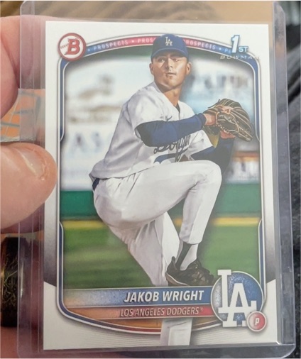 2025 Bowman #BP-143 Jakob Wright — front