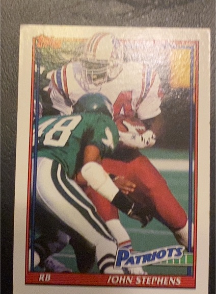 1991 Topps #610 John Stephens — front