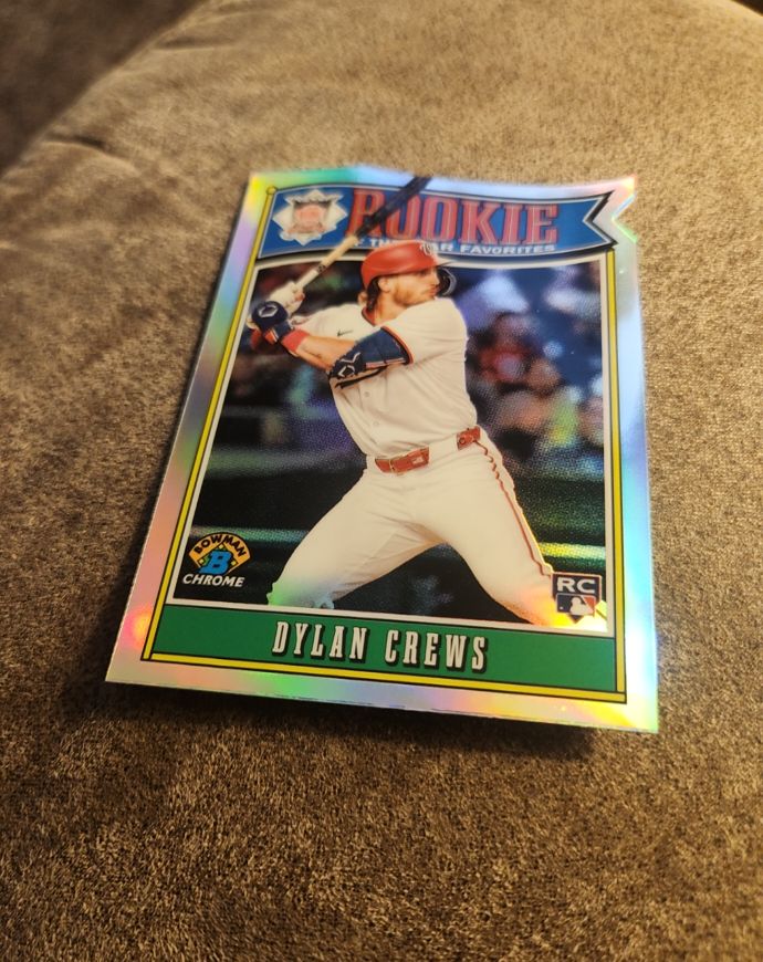 2025 Bowman Chrome Rookie of the Year Favorites #ROY-1 Dylan Crews — front