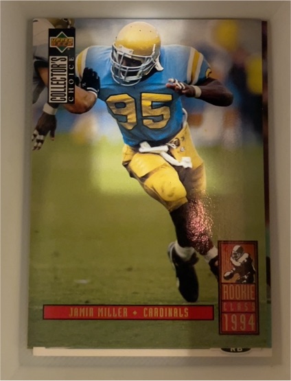 1994 Upper Deck Collector's Choice #10 Jamir Miller — front