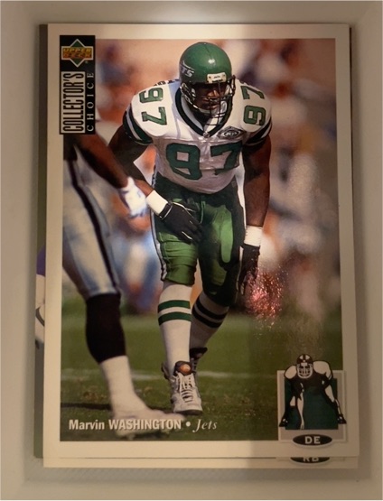 1994 Collector's Choice #252 Marvin Washington — front