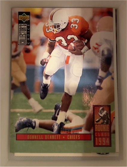 1994 Collector's Choice #20 Donnell Bennett — front