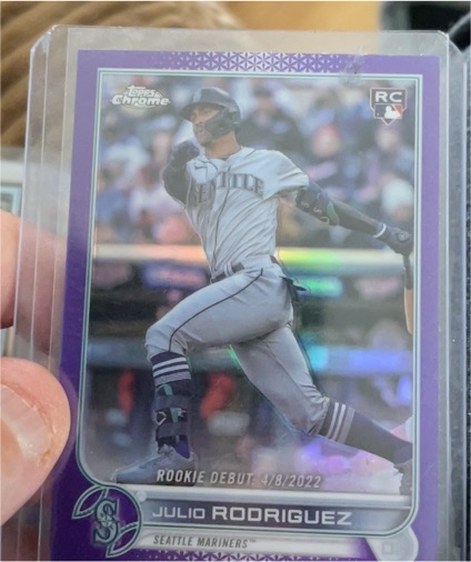 2022 Topps Chrome Update #USC165 Julio Rodriguez — front