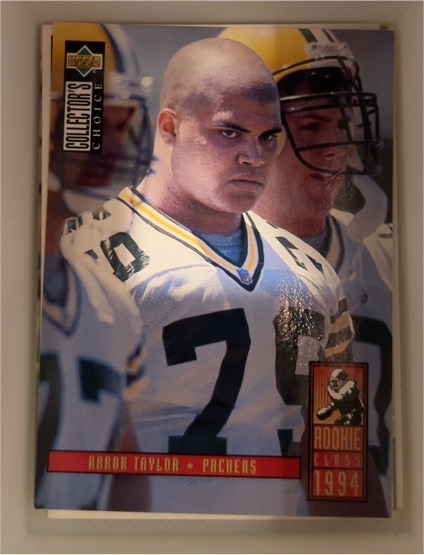 1994 Upper Deck Collector's Choice #7 Aaron Taylor Rookie Card — front
