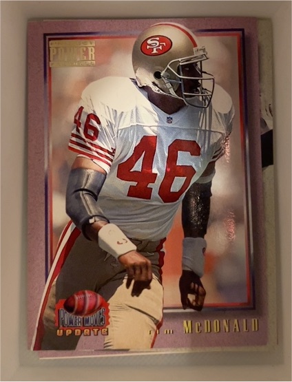 1993 Pro Set Power Update #PMUD27 Tim McDonald — front