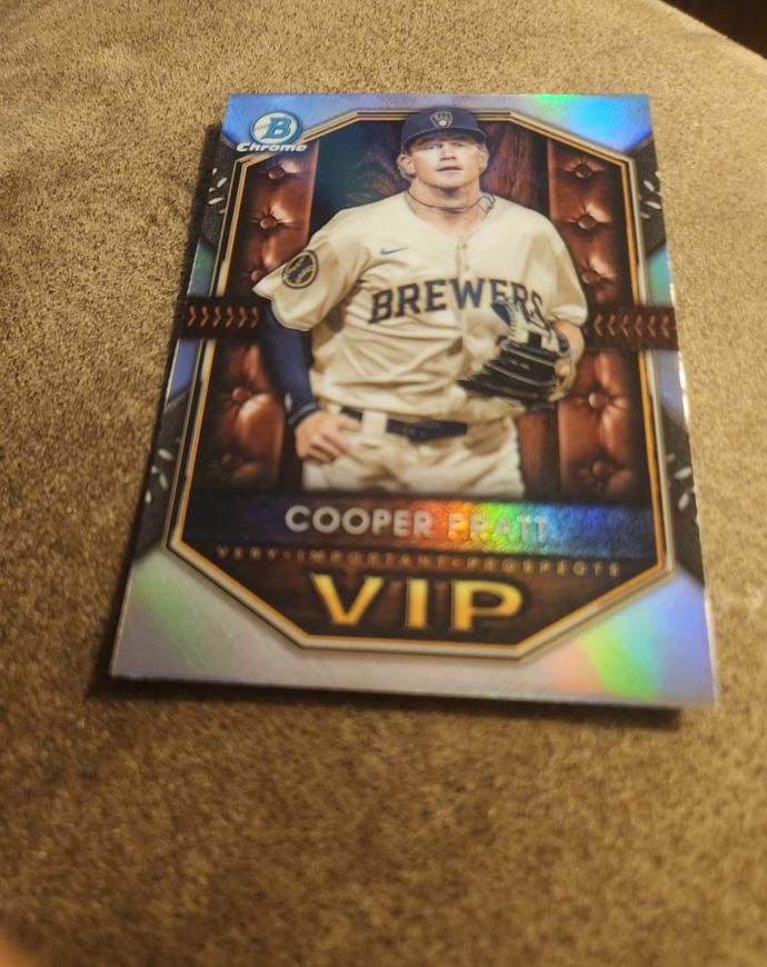2025 Bowman Chrome Very Important Prospects #VIP-15 Cooper Pratt — front