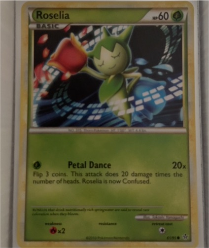 2010 Pokémon Unleashed #61 Roselia — front