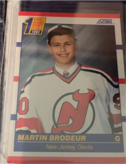 1990-91 Score #439 Martin Brodeur Rookie Card — front