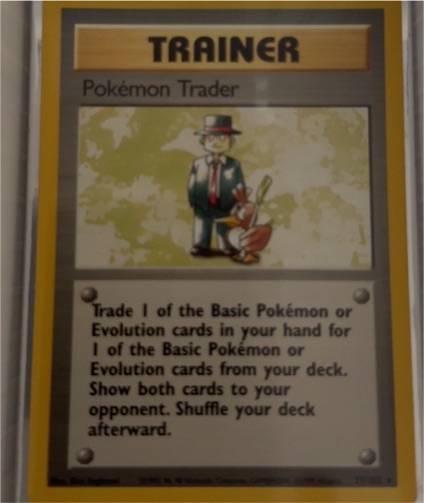 1999 Pokemon Base Set #77 Pokemon Trader — front