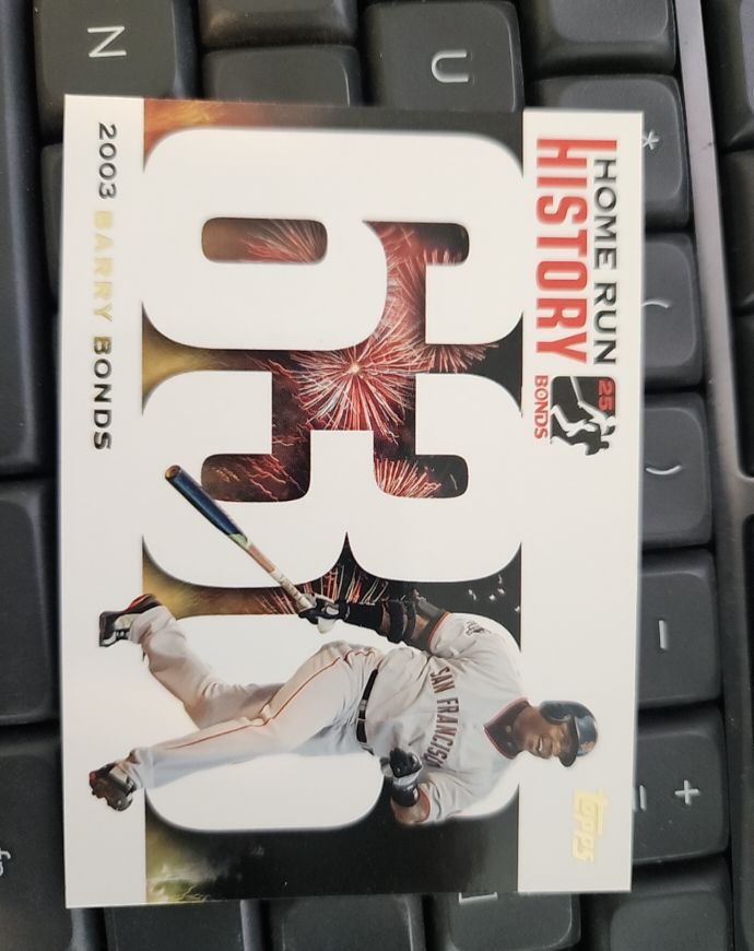2003 Topps Home Run History #675 Barry Bonds — front
