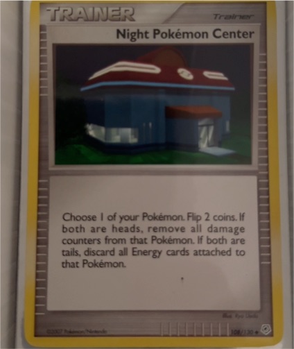 2007 Pokémon Diamond & Pearl #108 Night Pokémon Center — front