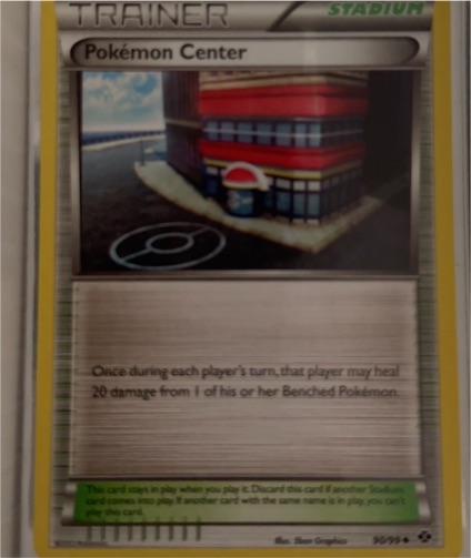 2012 Pokémon Next Destinies #90 Pokémon Center — front