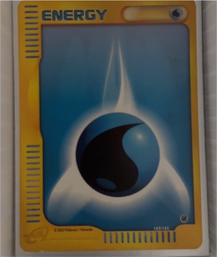 2002 Pokemon Expedition Base Set #165 Water Energy — front