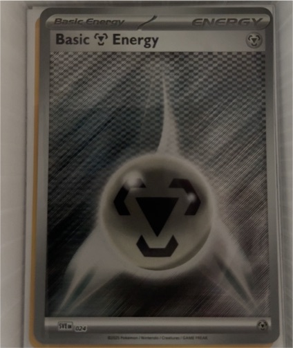 2025 Pokémon SVE #024 Basic Metal Energy — front