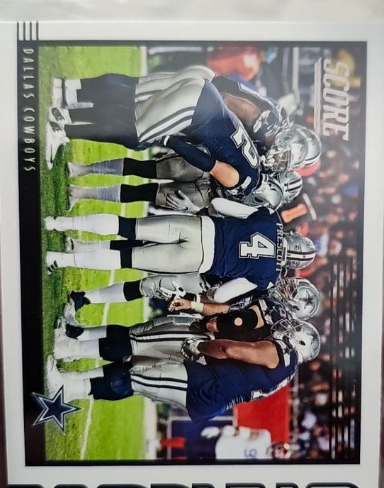 2020 Score #HDL-DAL Dallas Cowboys Huddle Up — front