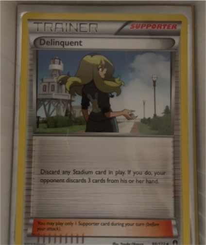 2016 Pokémon XY BREAKpoint #98 Delinquent — front