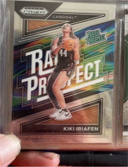 2024 Panini Prizm Draft Picks #10 Kiki Iriafen Rated Prospect — front