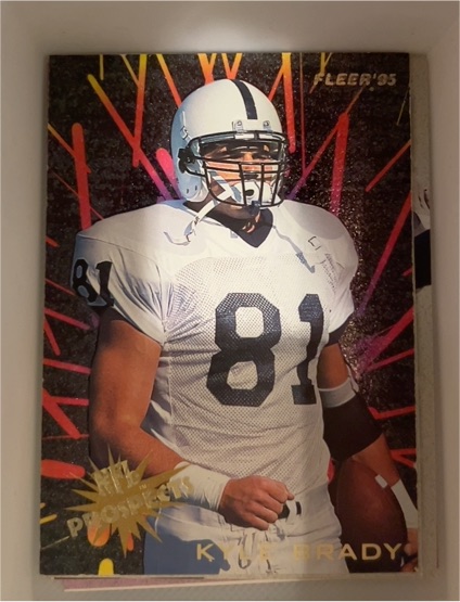 1995 Fleer #2 Kyle Brady NFL Prospects — front