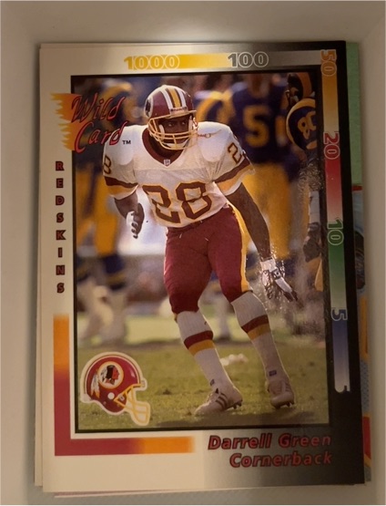 1992 Wild Card #131 Darrell Green — front