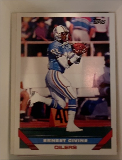 1993 Topps #485 Ernest Givins — front