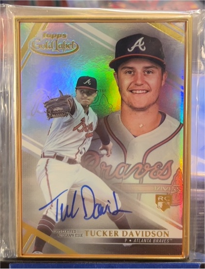 2021 Topps Gold Label #FA-TD Tucker Davidson — front