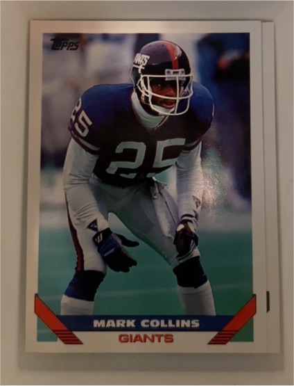 1993 Topps #472 Mark Collins — front