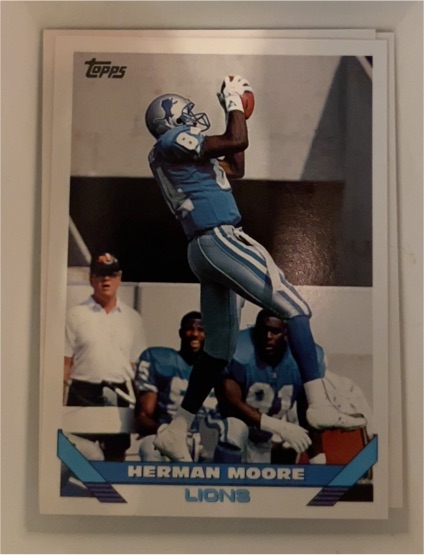 1993 Topps #453 Herman Moore — front