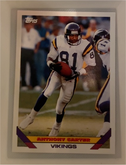 1993 Topps #370 Anthony Carter — front