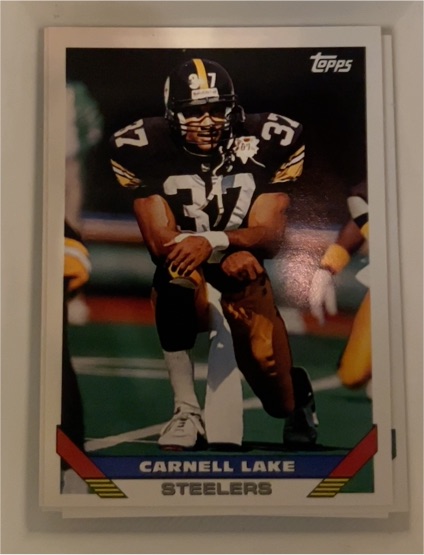 1993 Topps #422 Carnell Lake — front