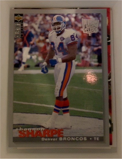 1995 Upper Deck Collector's Choice #116 Shannon Sharpe — front