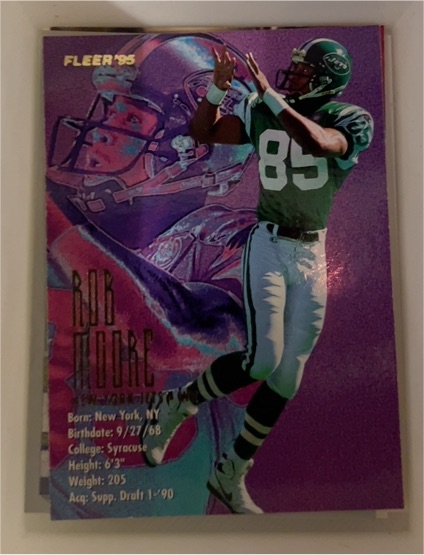 1995 Fleer #296 Rob Moore — front