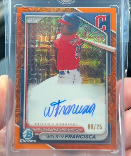 2024 Bowman Chrome #BMA-WF Welbyn Francisca — front
