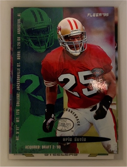 1995 Fleer #340 Eric Davis — front