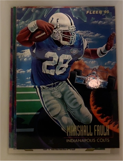 1995 Fleer Pro-Visions #5 Marshall Faulk Indianapolis Colts — front