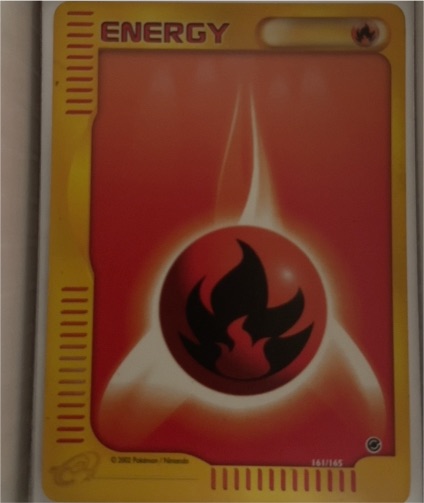2002 Expedition Base Set #161 Fire Energy — front