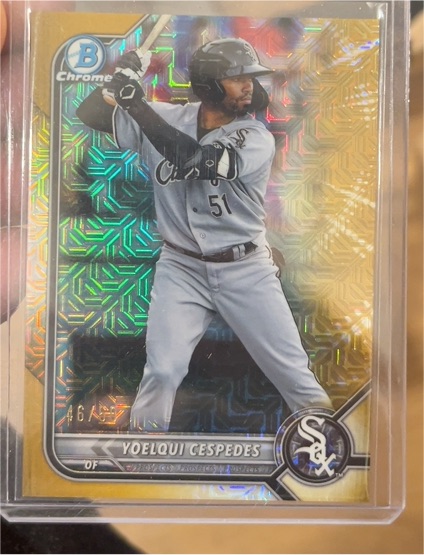 2022 Bowman Chrome Prospects #BCP-87 Yoelqui Cespedes — front