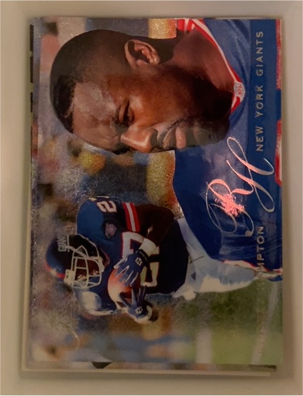 1995 Fleer Flair Preview #22 Rodney Hampton — front