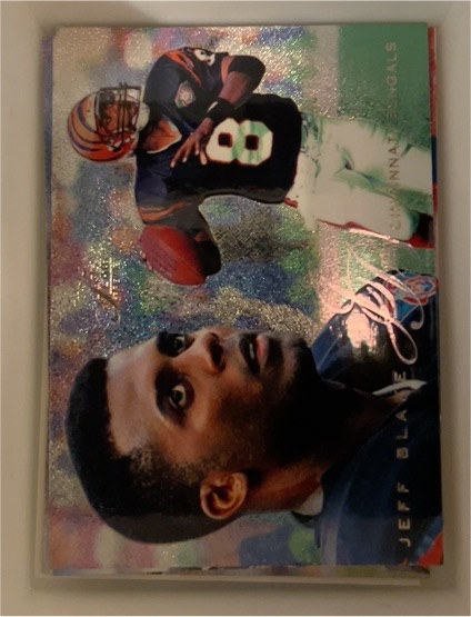 1995 Fleer Flair Preview #6 Jeff Blake — front