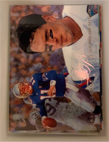 1995 Fleer Flair Preview #20 Drew Bledsoe — front