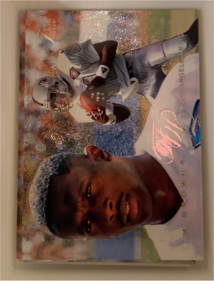1995 Fleer Flair Preview #16 Tim Brown — front